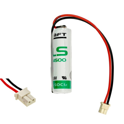 SAFT LS14500 3,6V 2600Ah [Li-SOCl2] med kontakt [K29]