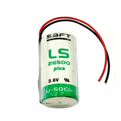 SAFT LS26500plus 3,6V 8500mAh batteri med trådar 10cm