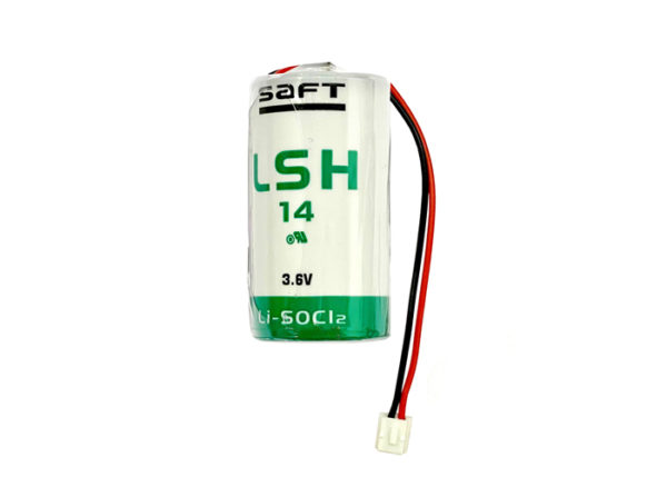 SAFT LSH14 3,6V 5,8Ah C size [Li-SOCl2] med kontakt [K30]