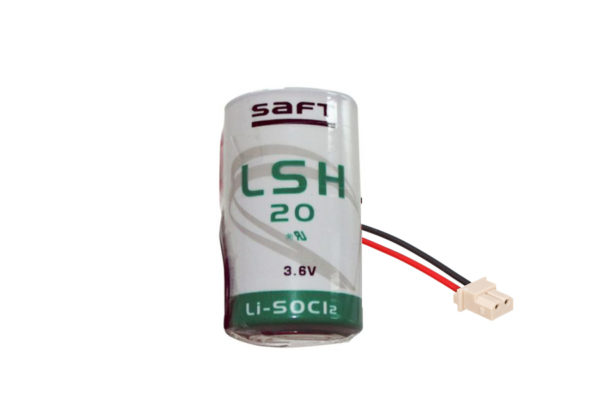 SAFT LSH20 3,6V 13Ah D size [Li-SOCl2] med kontakt [K29]