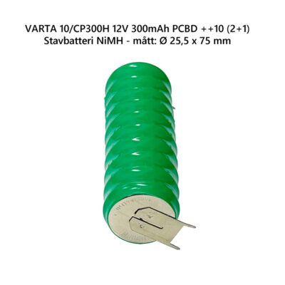 VARTA 10/CP300H 12V 300mAh PCBD ++10