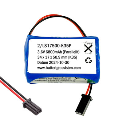 SAFT 2 x LS17500 3,6V 6800mAh Parallellt [K35]