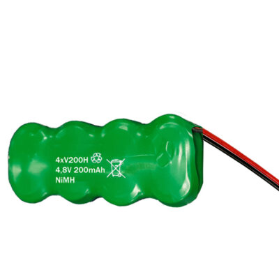 Batteripaket 4,8V 200mAh NiMH Layflat [114]