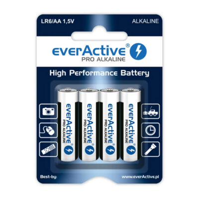 LR6 Alkaliska batterier i 4-pack