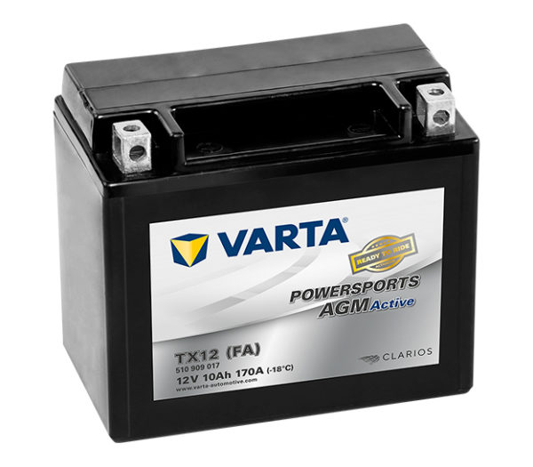 VARTA Powersports AGM TX12-BS 12V 10Ah