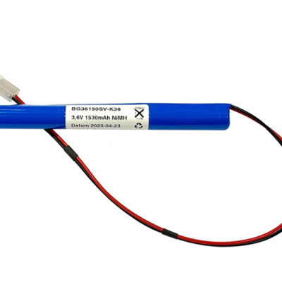 Stavbatteri 3,6V 1500mAh NiMH med kontakt K36
