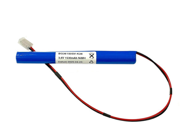 Stavbatteri 3,6V 1500mAh NiMH med kontakt K36
