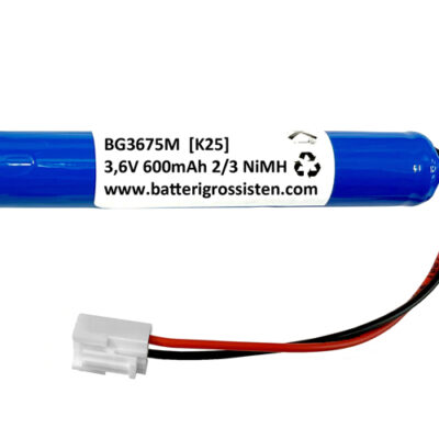Stavbatteri (131) 2/3 AA 3,6V 600mAh NiMH VHR-2N