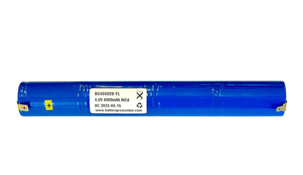 Stavbatteri Nödljus B616 - 4,8V 4000mAh - F1 + F2