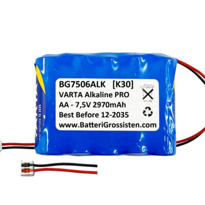 VARTA LR6 Alkaline 4006 (115) - med kabel och kontakt [K30]