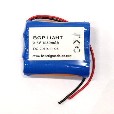 Batteripaket HT 3,6V 1280mAh NiMH (113) med ± trådar