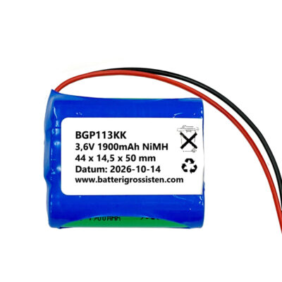 Staketbatteri 3,6V 1900mAh NiMH (113)