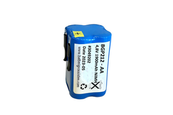 Batteripaket AA 4,8V 1900mAh NiMH KUB [212]