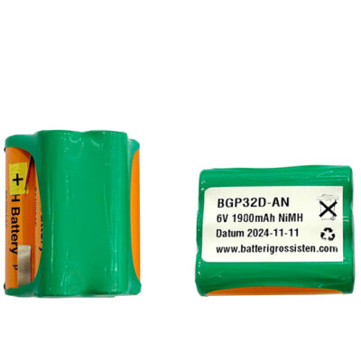 Batteripaket AA 6V 1925mAh NiMH (32D)