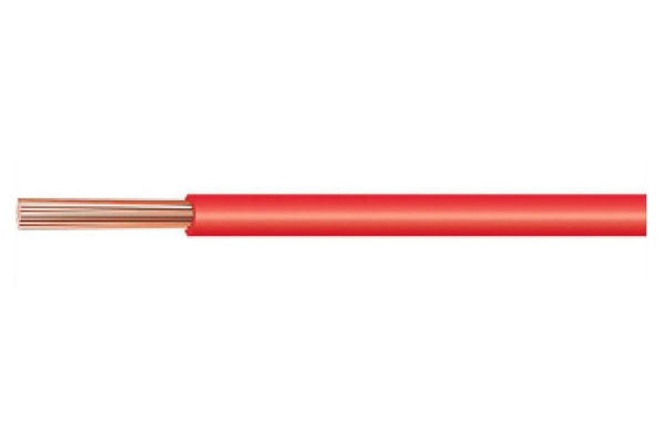 Kabeltronik 0,34 mm² - 22 AWG - RÖD PVC