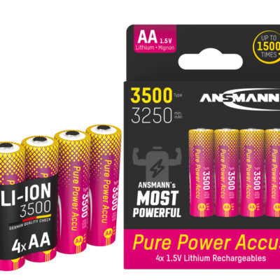 Pure Power Li-ion battery Akkus AA [R06] 1,5V 3500mAh 4-pack