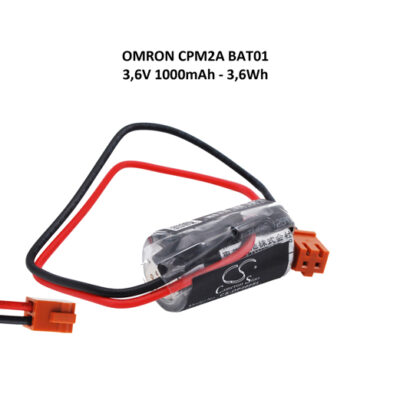 OMRON CPM2A-BAT01 3,6V ½ AA 1000mAh
