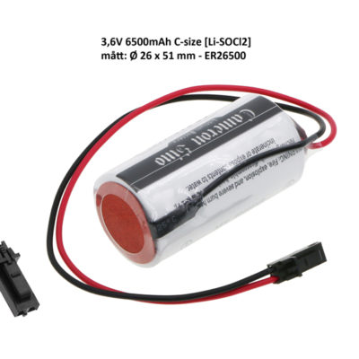 Schneider Accutech AP10, DP20 - 3,6V 6500mAh C- [Li-SOCl2]