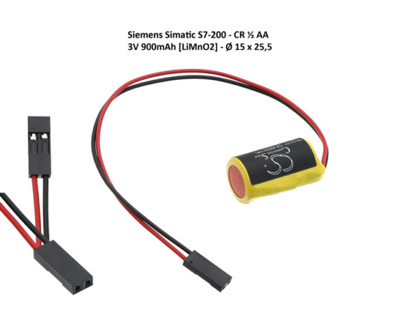 Siemens Simatic S7-200 CR ½ AA - 3V 900mAh [LiMnO2]