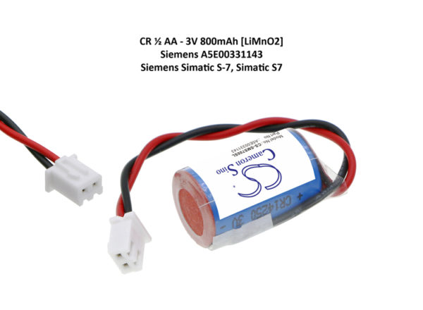 Siemens Simatic S7 CR ½ AA - 3V 800mAh [LiMnO2]