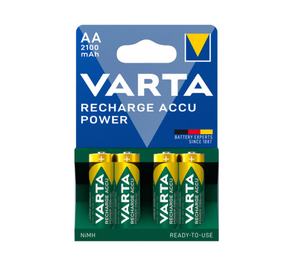 VARTA Power Accu HR6 AA 2100mAh 4-pack NiMH